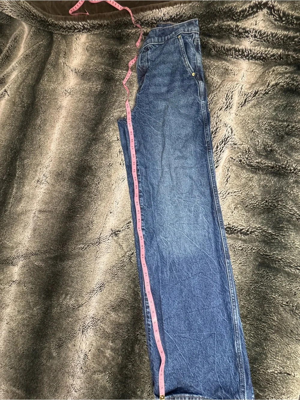 Express High Rise Wide Leg Jeans Medium Wash Size 2